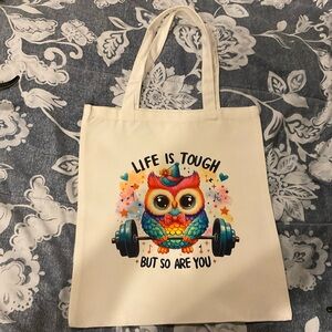 Colorful Owl Tote Bag